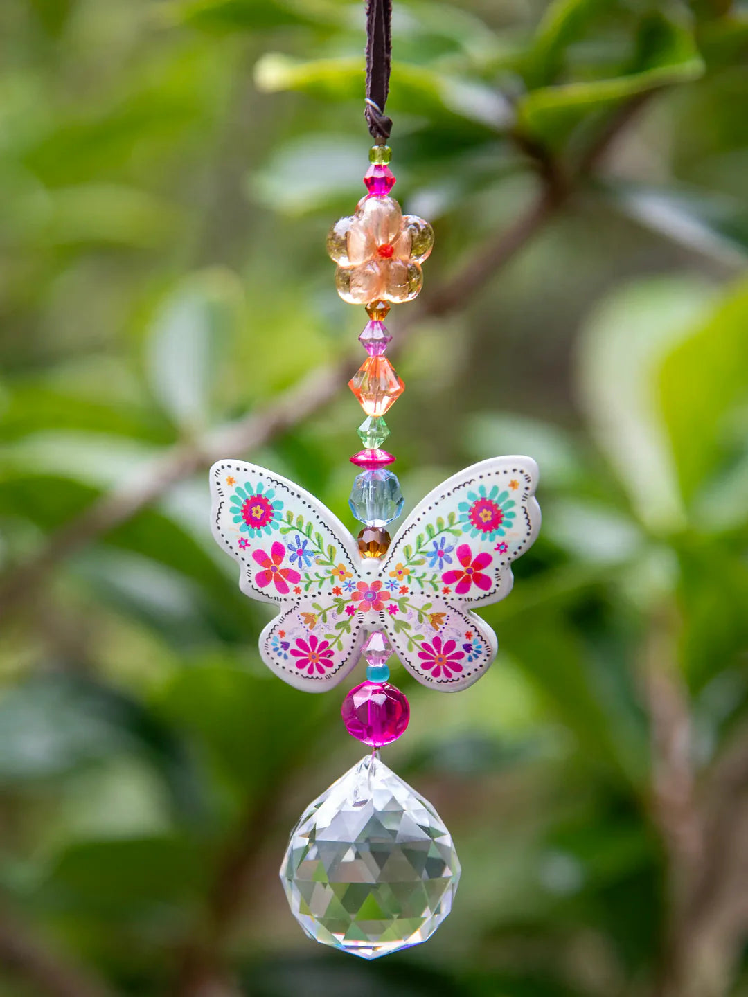 Butterfly Sun Catcher Car Charm