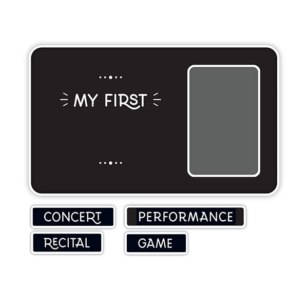 "My First" Customizable Picture Frame with Magnetic Attachments