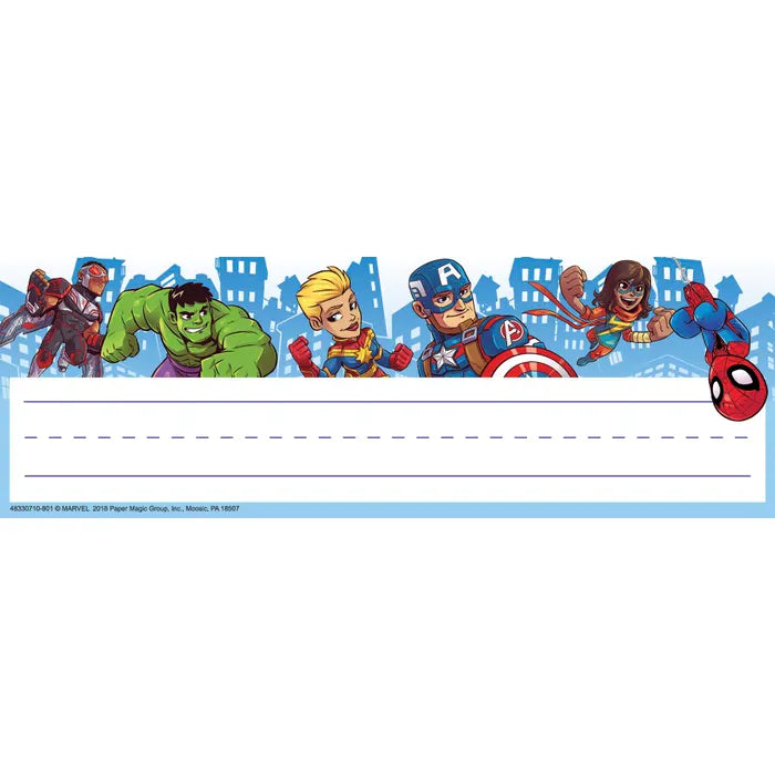 Marvel Superhero Adventure Name Plates
