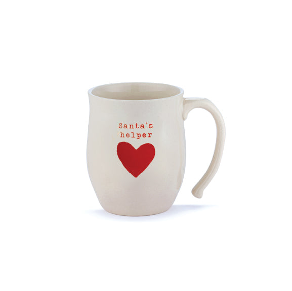 Santa's Helper Holiday Warm Heart Mug
