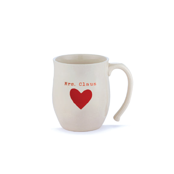 Mrs. Claus Holiday Warm Heart Mug