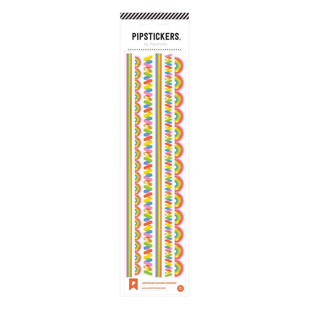 Contoured Rainbow Stickers
