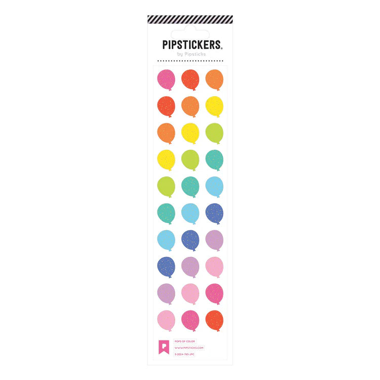 Pops of Color Balloon Stickers