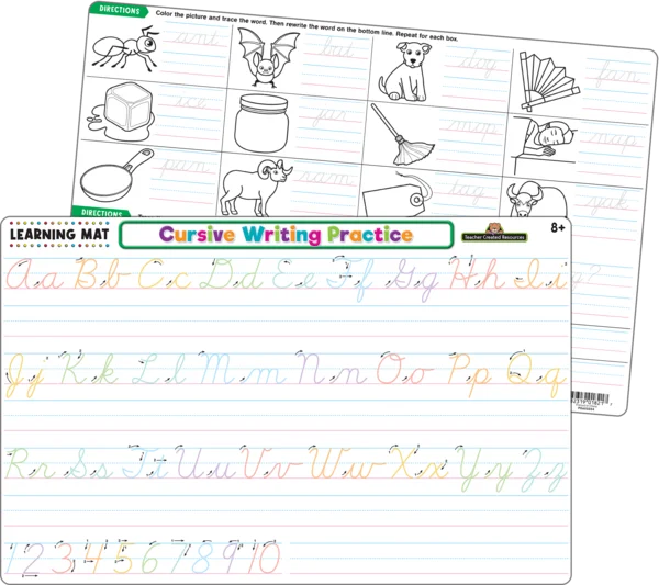 Cursive Writing Practice Learning Mat