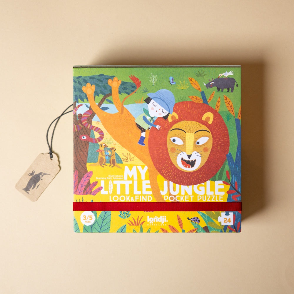 24pc Look & Find Pocket Puzzle | My Little Jungle