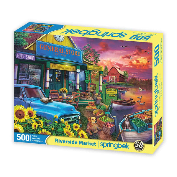 Riverside Market 500 Piece Jigsaw Puzzle