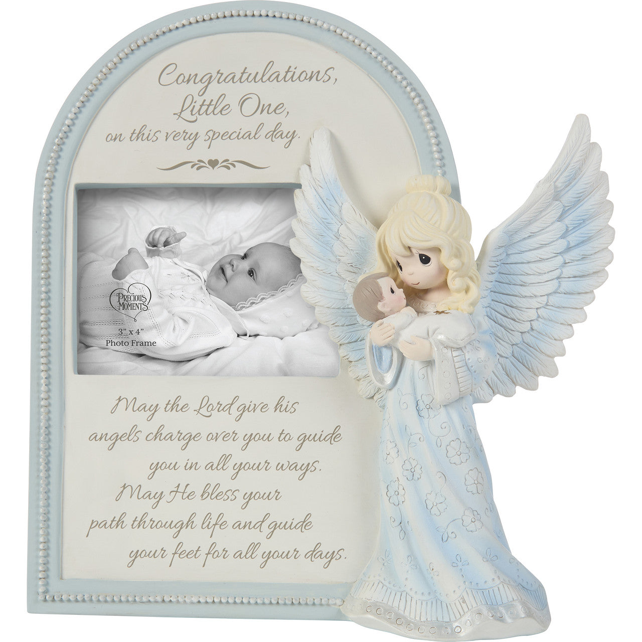 Precious Moments May God Send His Angels To Watch You And Guide You Photo Frame