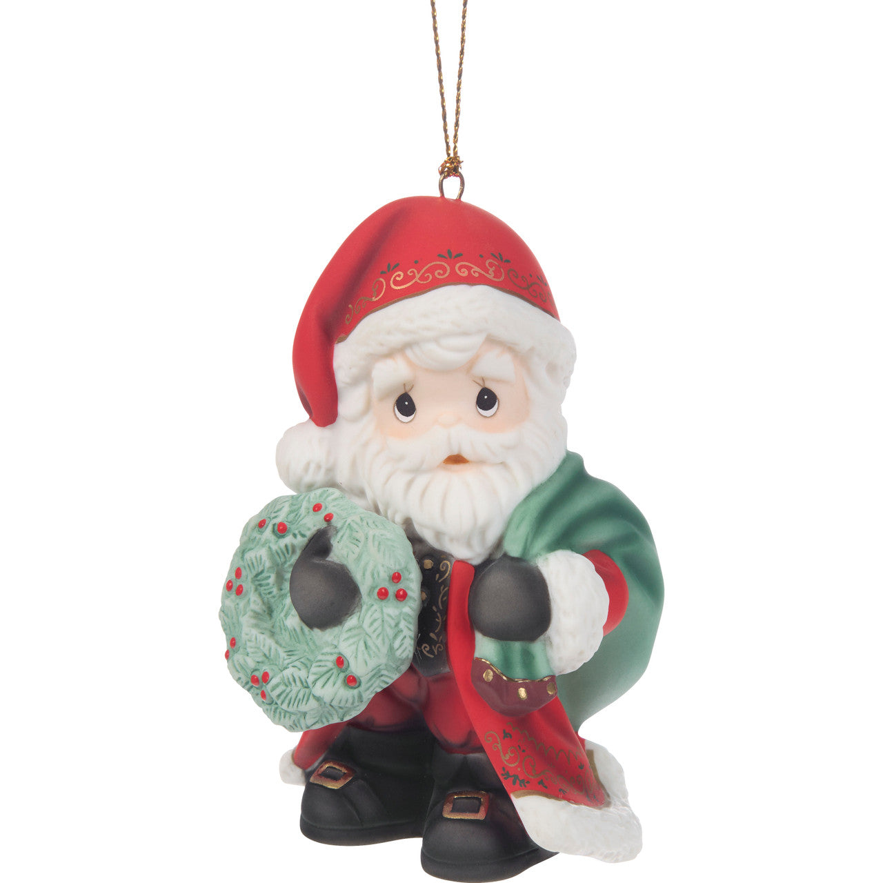 Precious Moments Bringing Christmas Joy To All Annual Santa Ornament