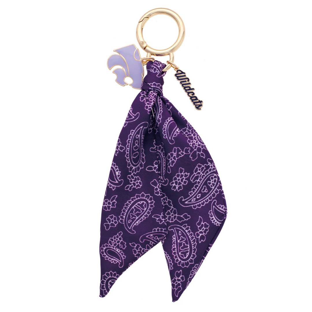 Kansas State Wildcats Logo Bandana Bag Charm