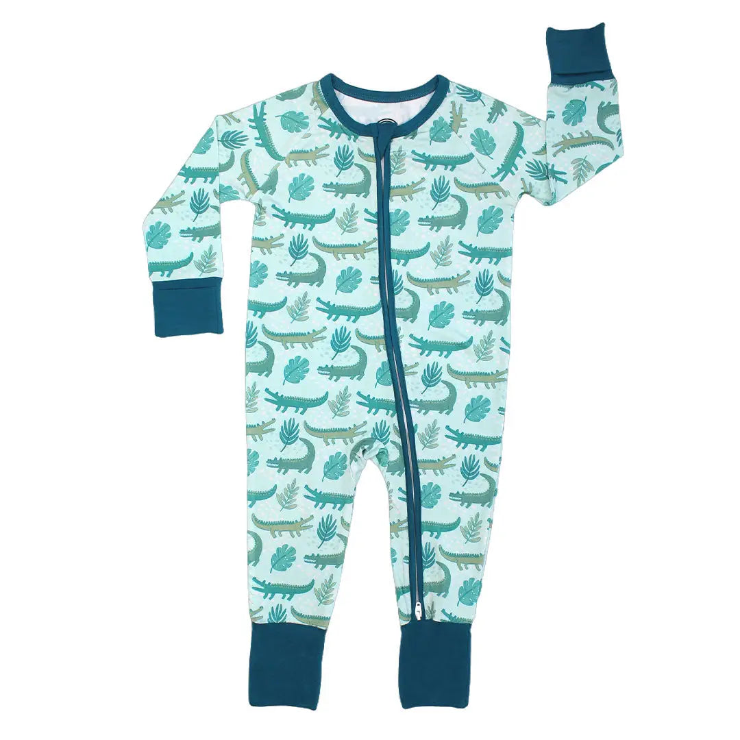 Later Gator Bamboo Footie Pajamas