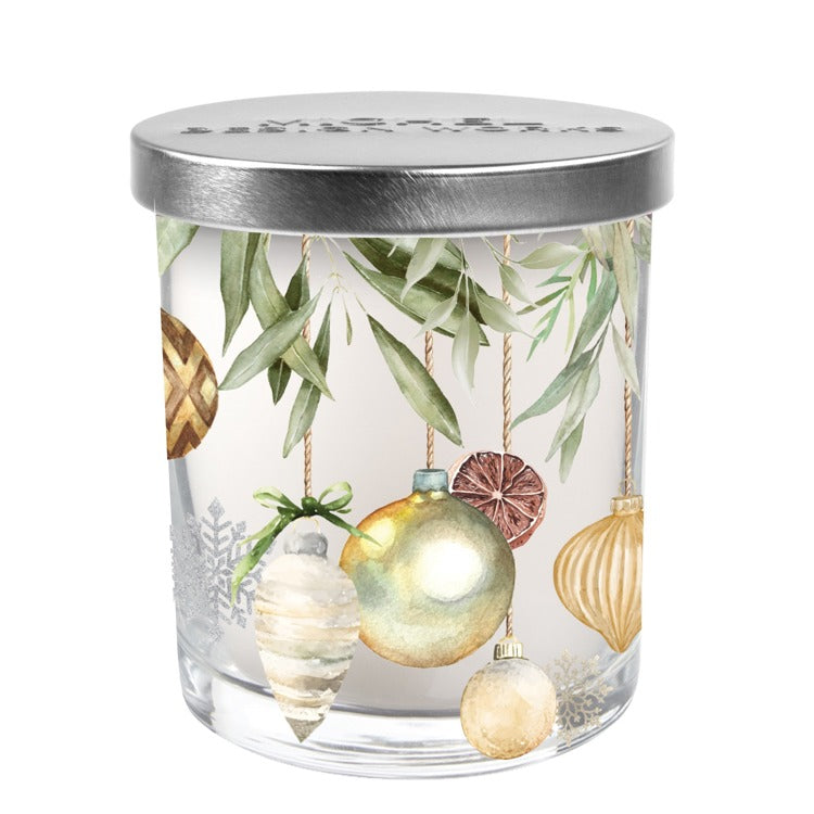 Peace on Earth Candle Jar with Lid