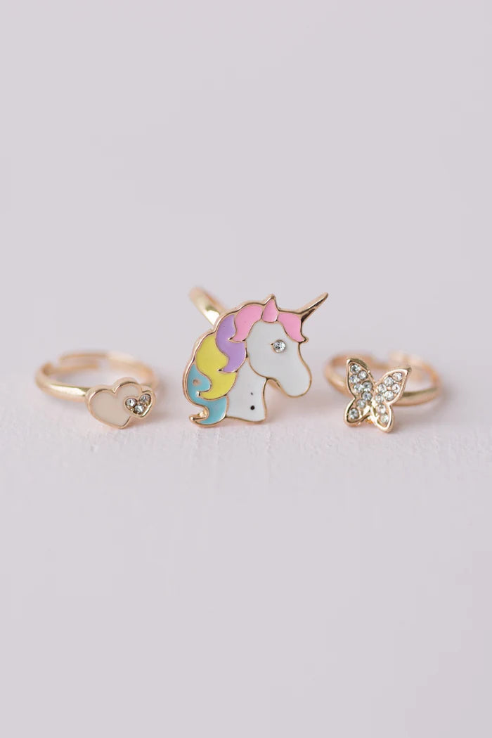 Butterfly & Unicorn Rings
