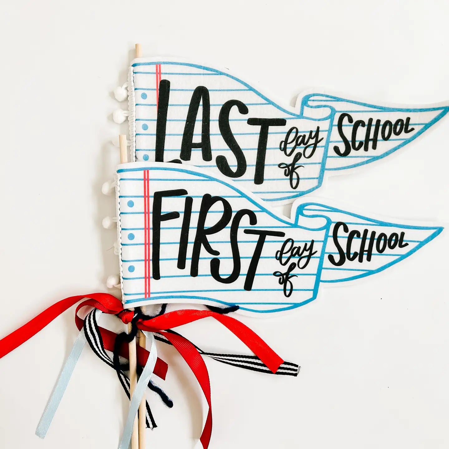 Paper First & Last Day of School Flags