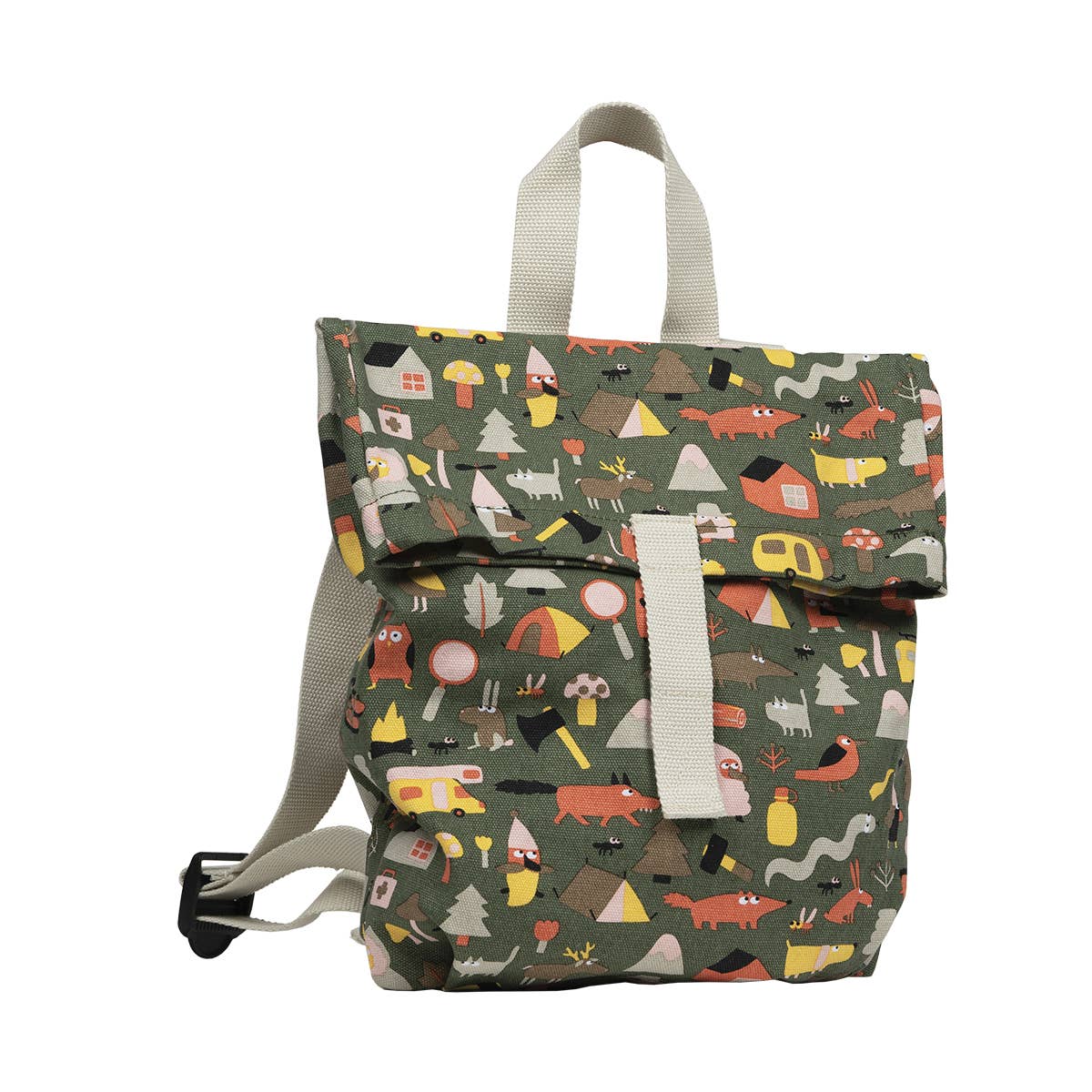 Backpack/mini-messenger bag - Adventure Green