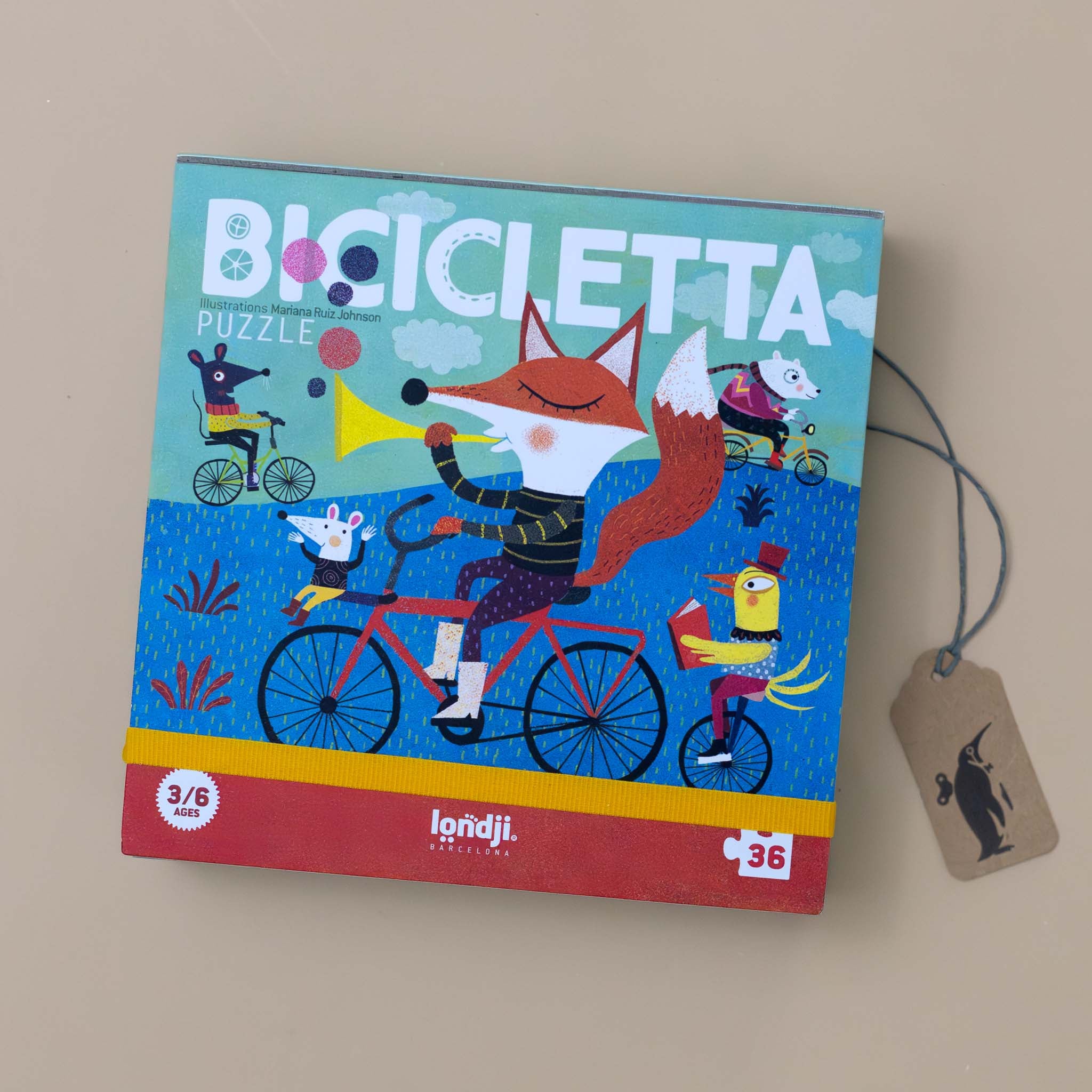 36pc Pocket Puzzle | Bicicletta