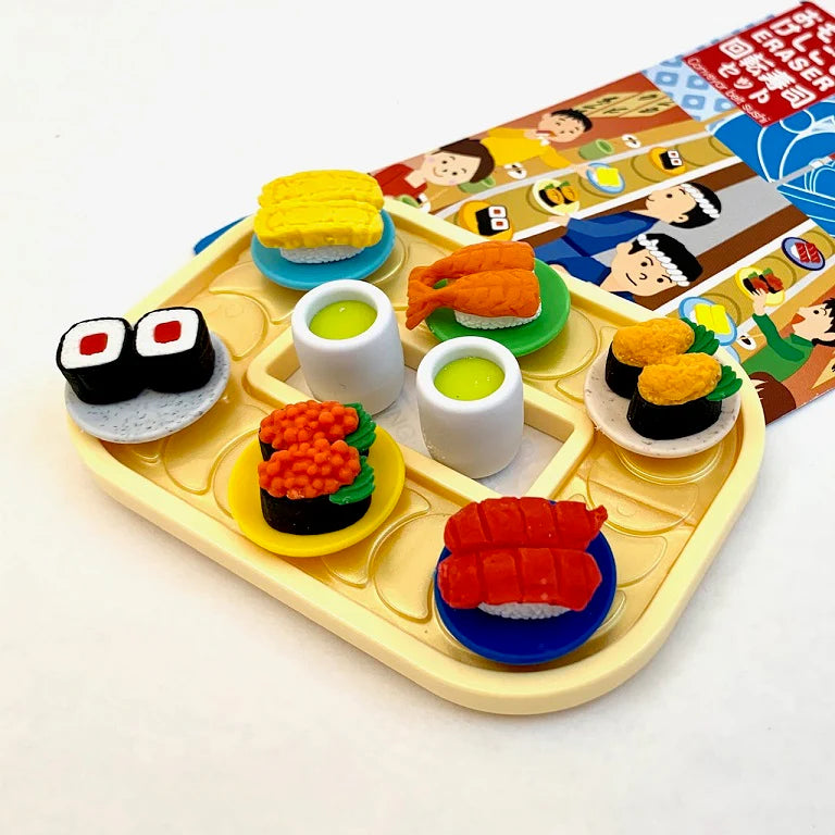 Iwako Sushi-go-Round Eraser Cards
