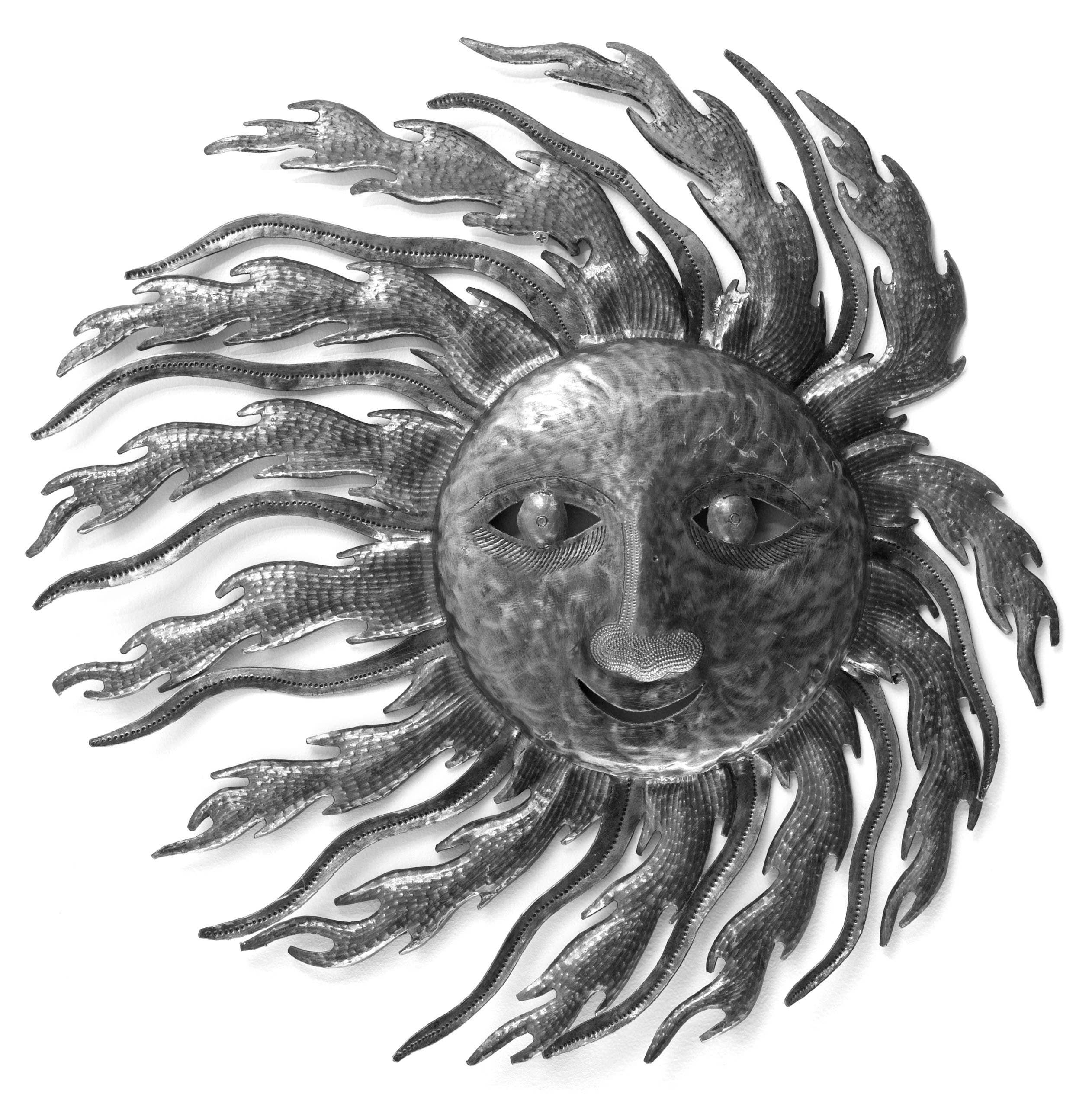 "Blowing In The Wind" Sun Face Fair Trade Wall Art