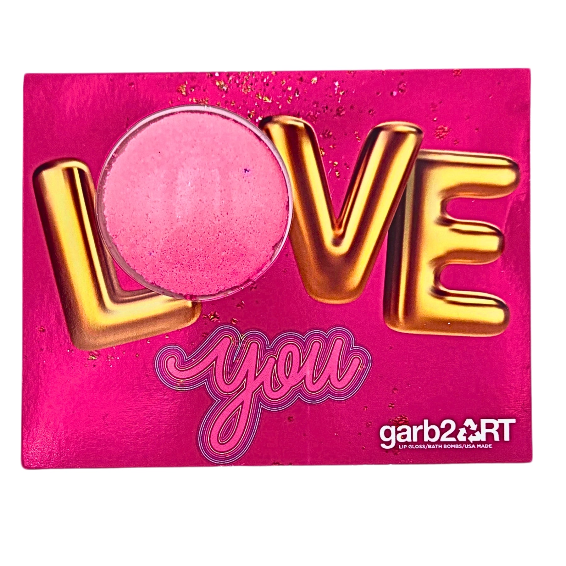 Love You Bath Bomb Card/Gift Tag