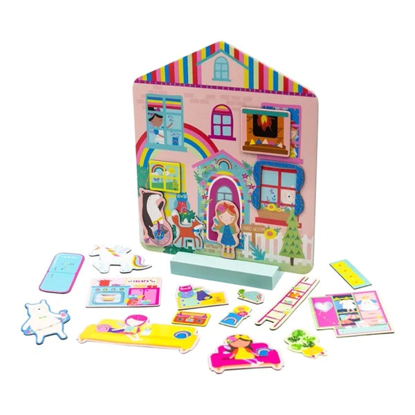 Magnetic Rainbow Fairy Doll House