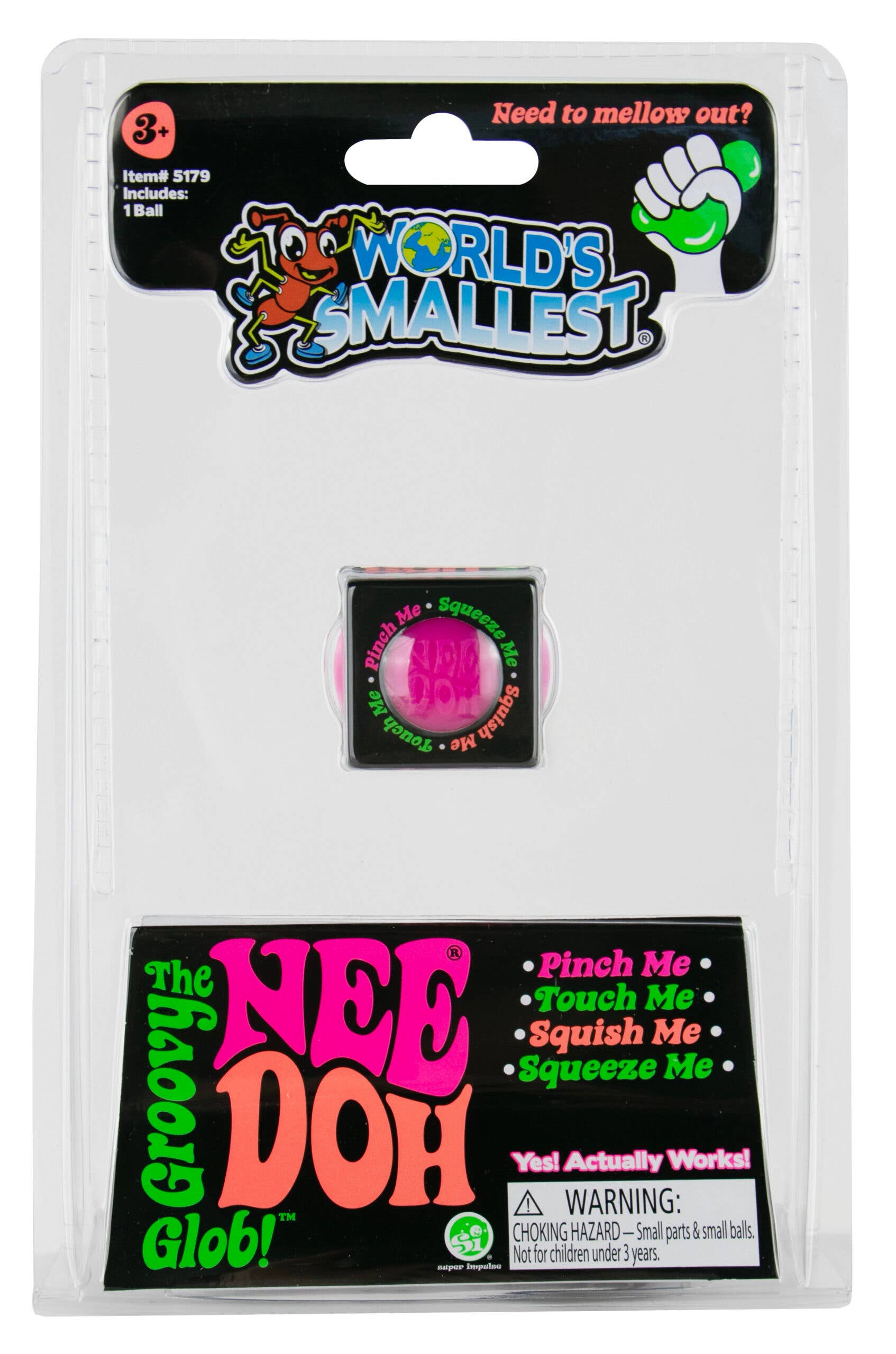 Worlds Smallest Needoh Stress Ball Toy