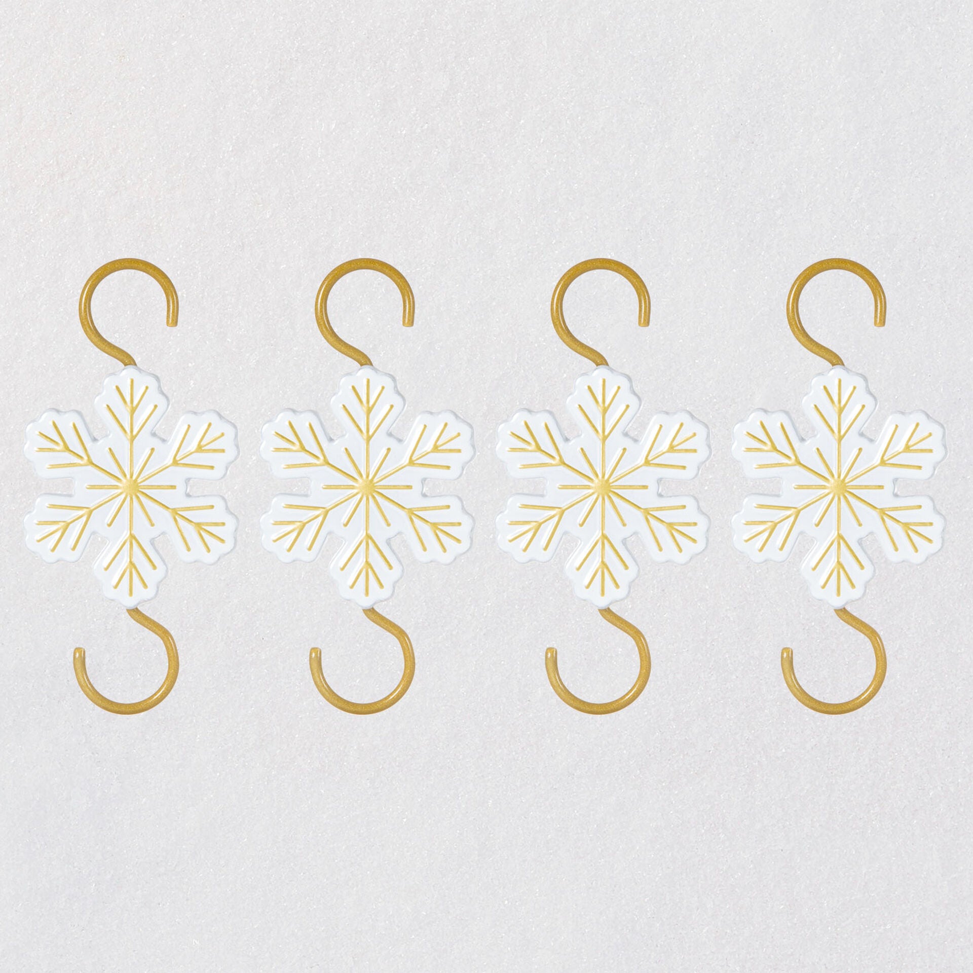 Miniature Snowflake Metal Ornament Hooks