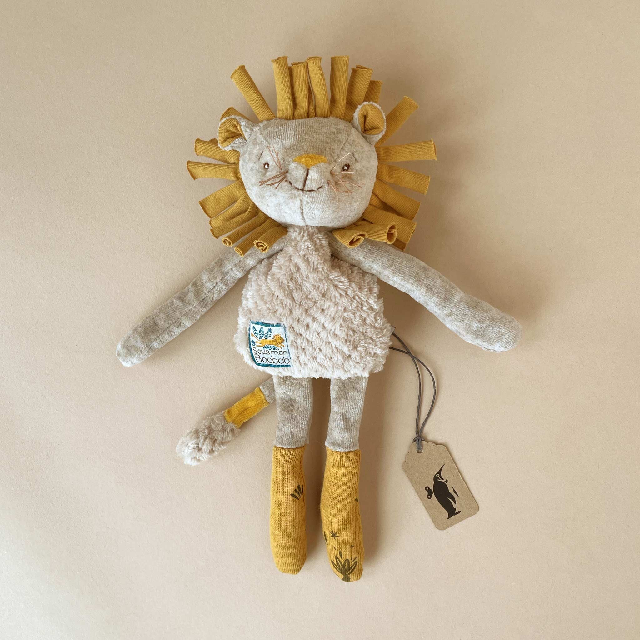 Paprika the Lion Rattle Lovie