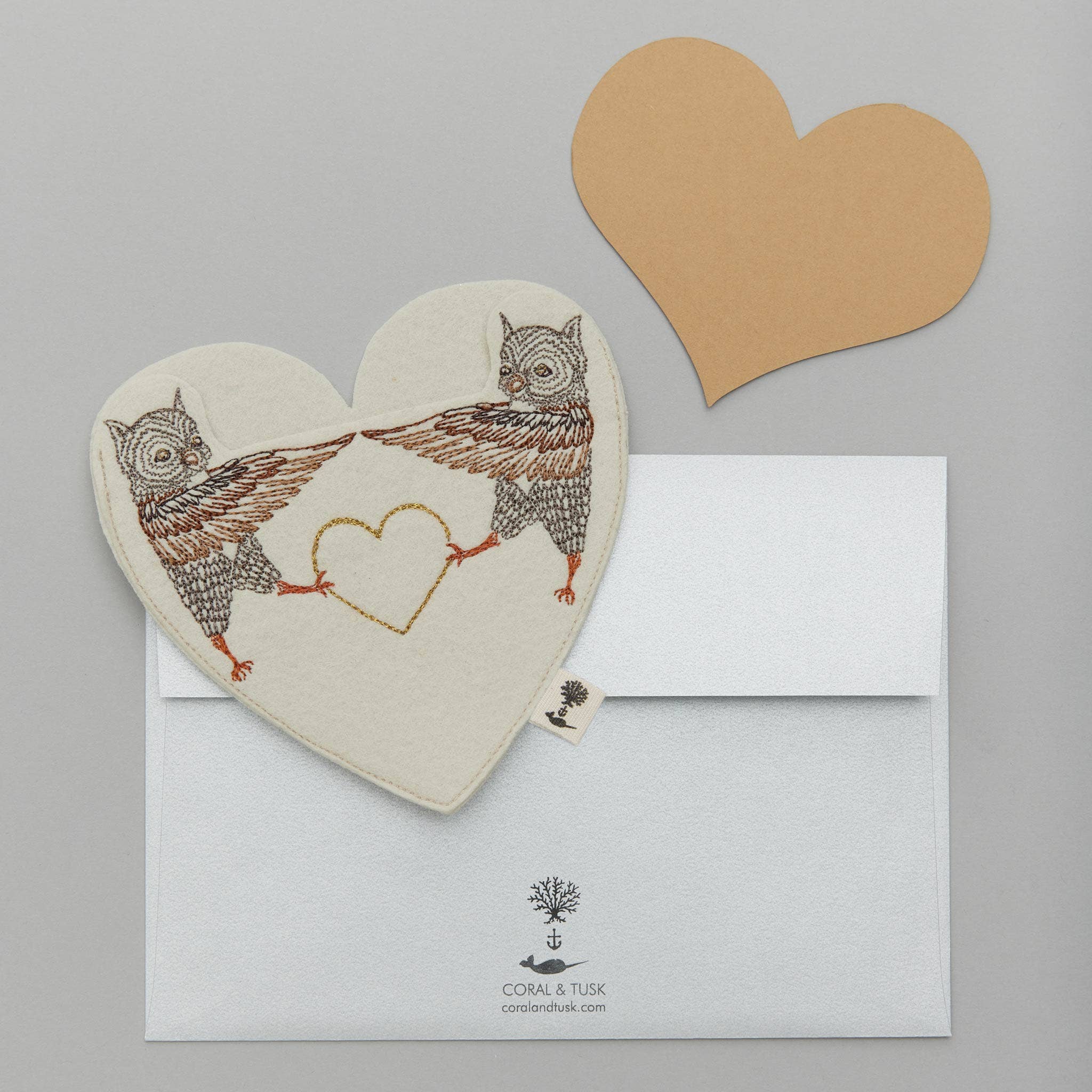 Owl Love Felt Envelope