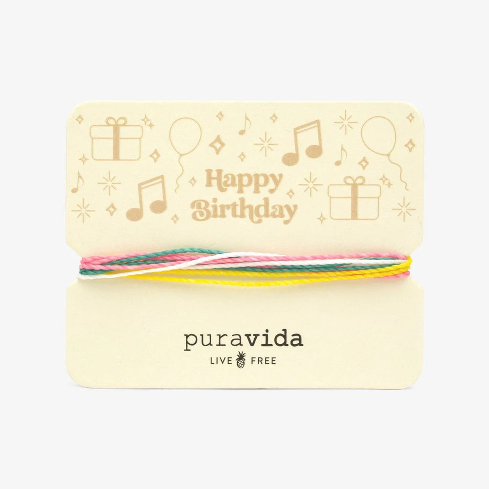 Pura Vida "Happy Birthday" Bracelet