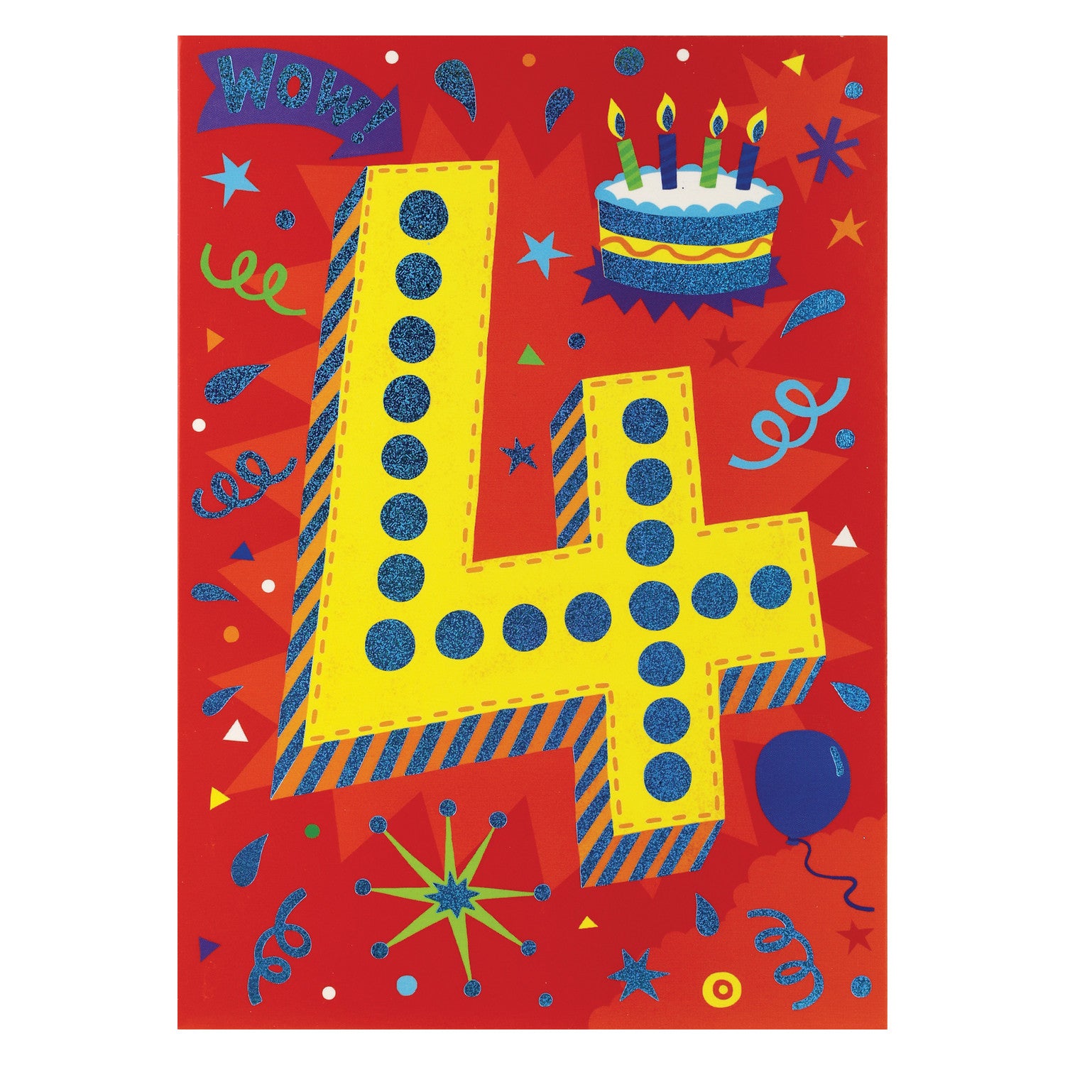 Age 4 Birthday Card
