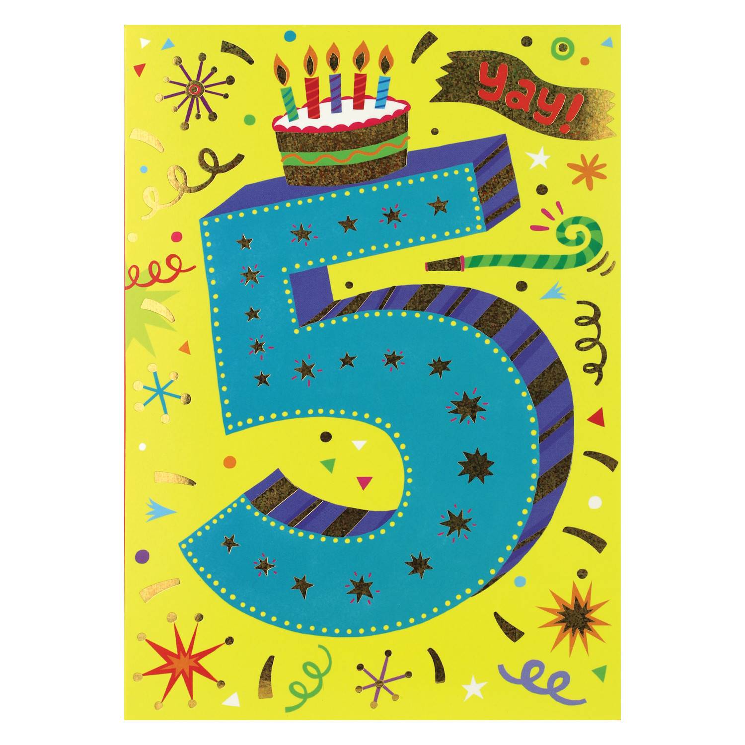 Age 5 Birthday Card