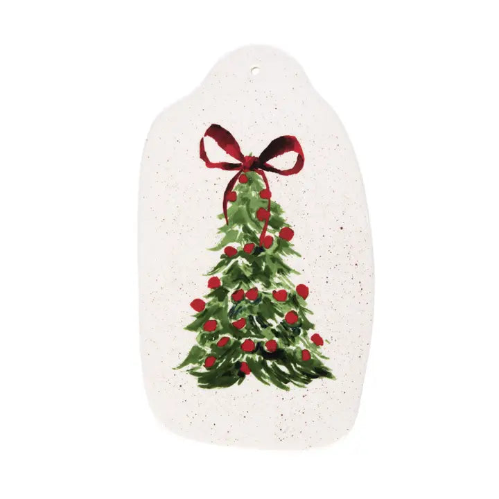 Holiday Tree Ceramic Serving Board