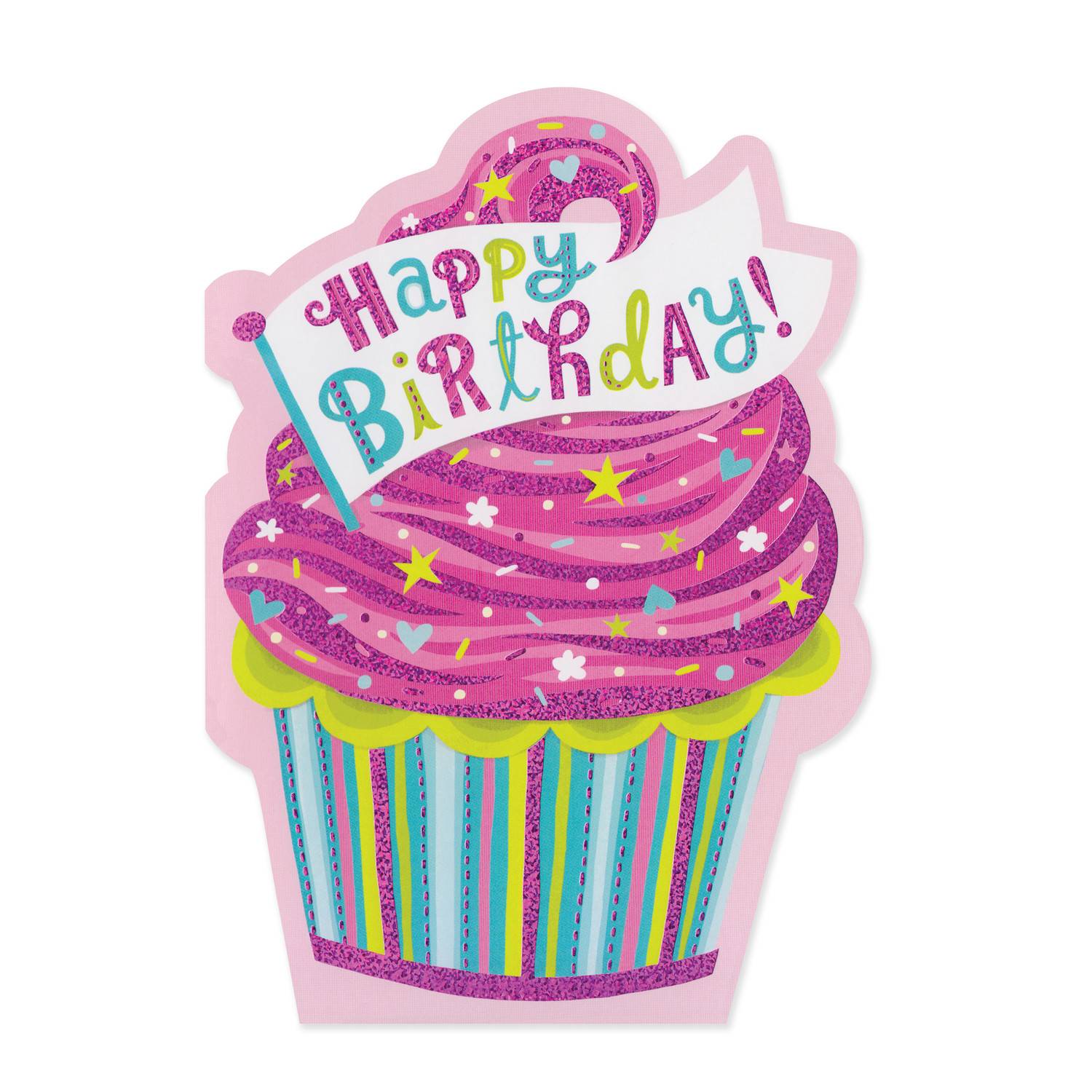Pink Cupcake Card