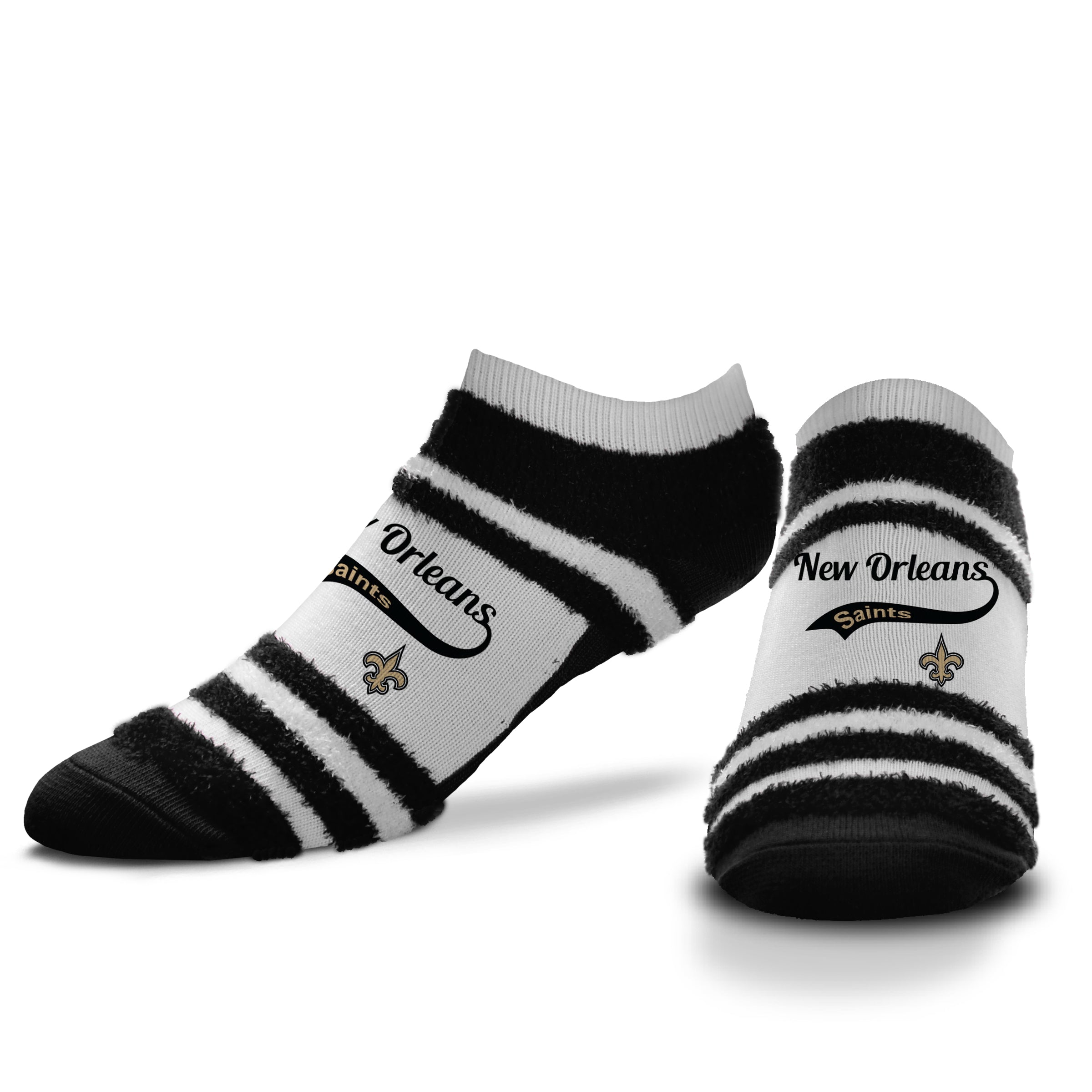 New Orleans Saints - Block Stripe Tail Swoop Socks