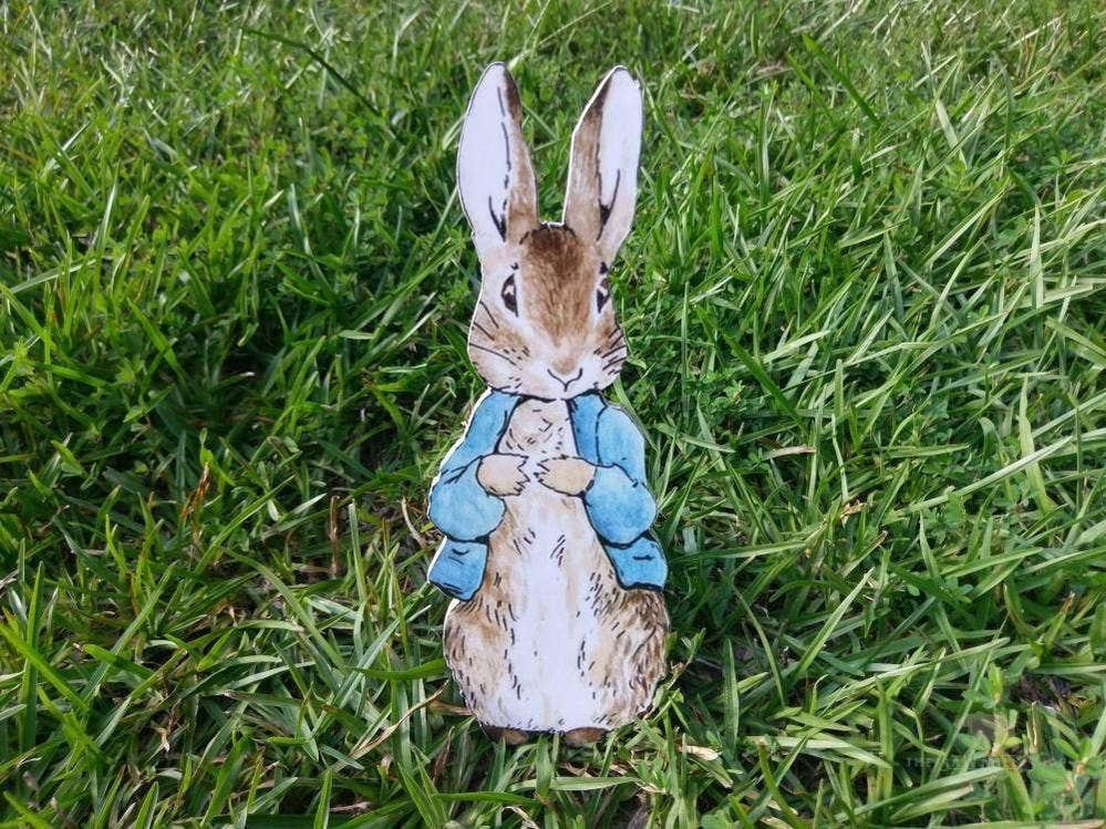 Peter Rabbit Standing Wood Cutout