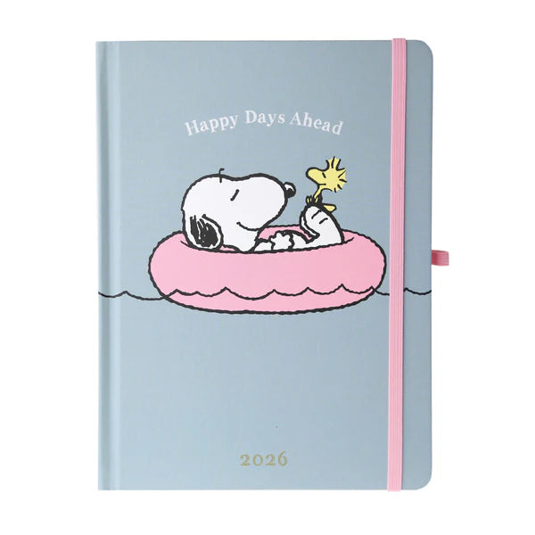 Peanuts® Pink Floatie Hardbound Planner