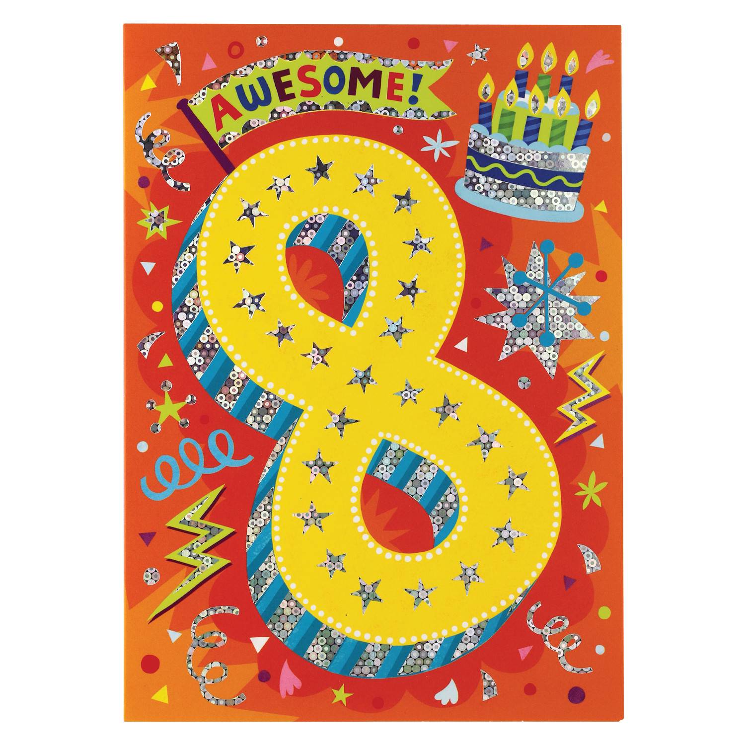 Age 8 Birthday Card
