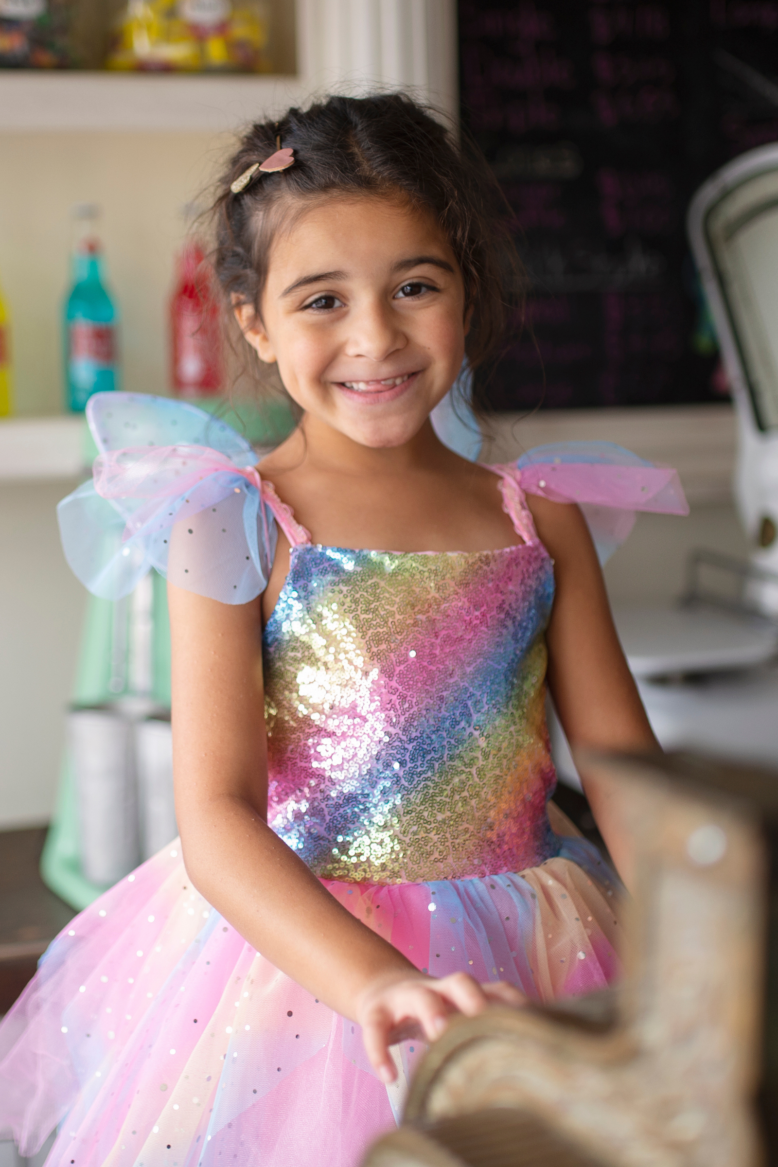 Rainbow Fairy Dress w/ Wings