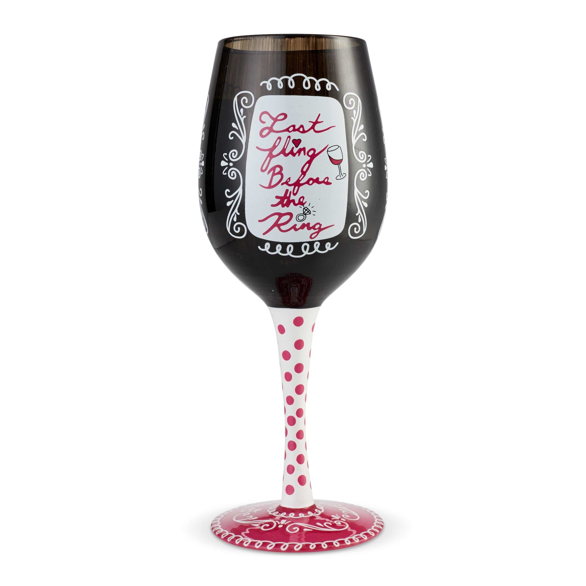 Bachelorette Lolita Wine Glass
