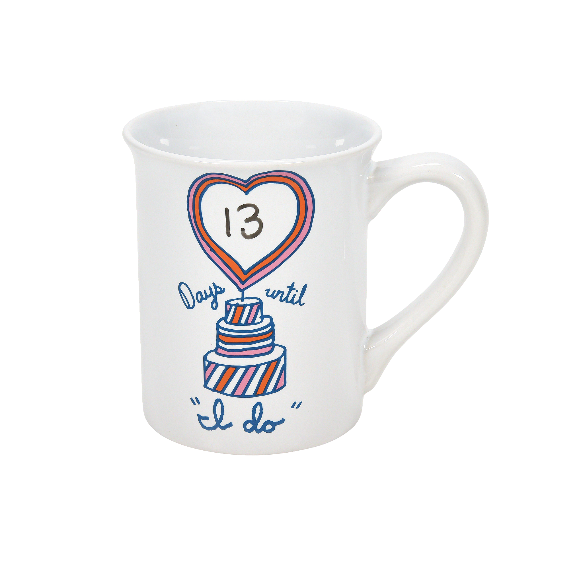 Wedding Countdown Dry Erase Mug