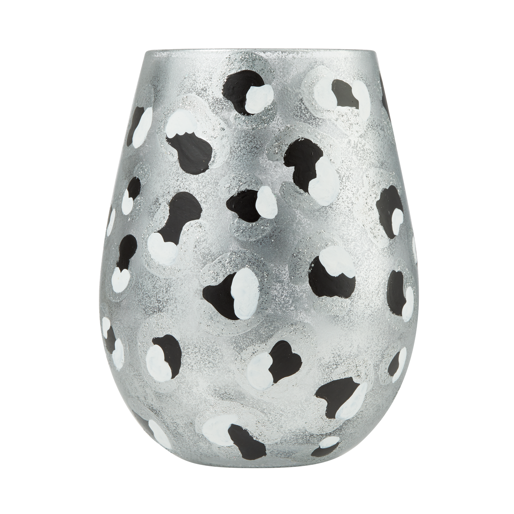 Snow Leopard Lolita Stemless Wine Glass