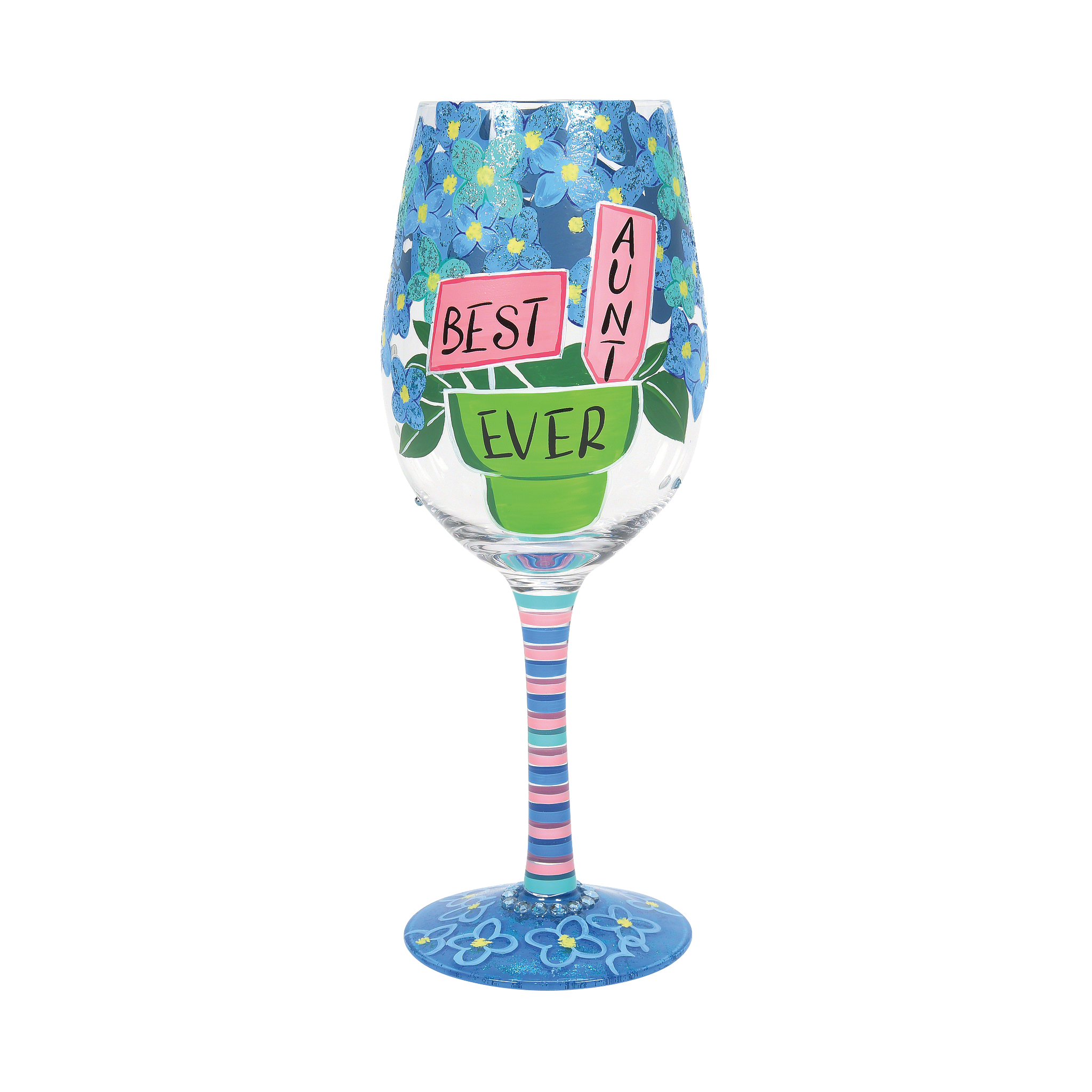 Best Aunt Ever Lolita Wine Glass