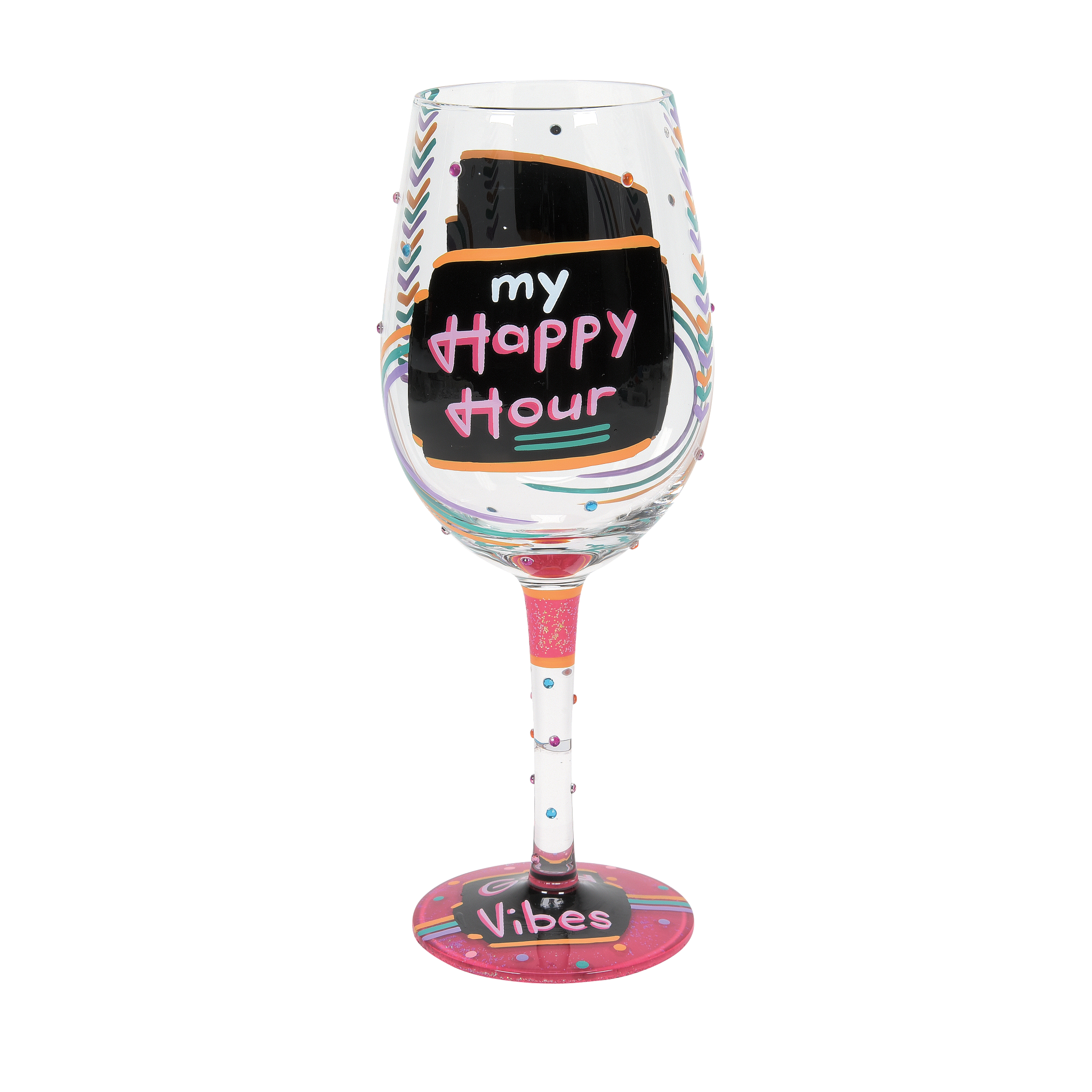Happy Hour Lolita Wine Glass