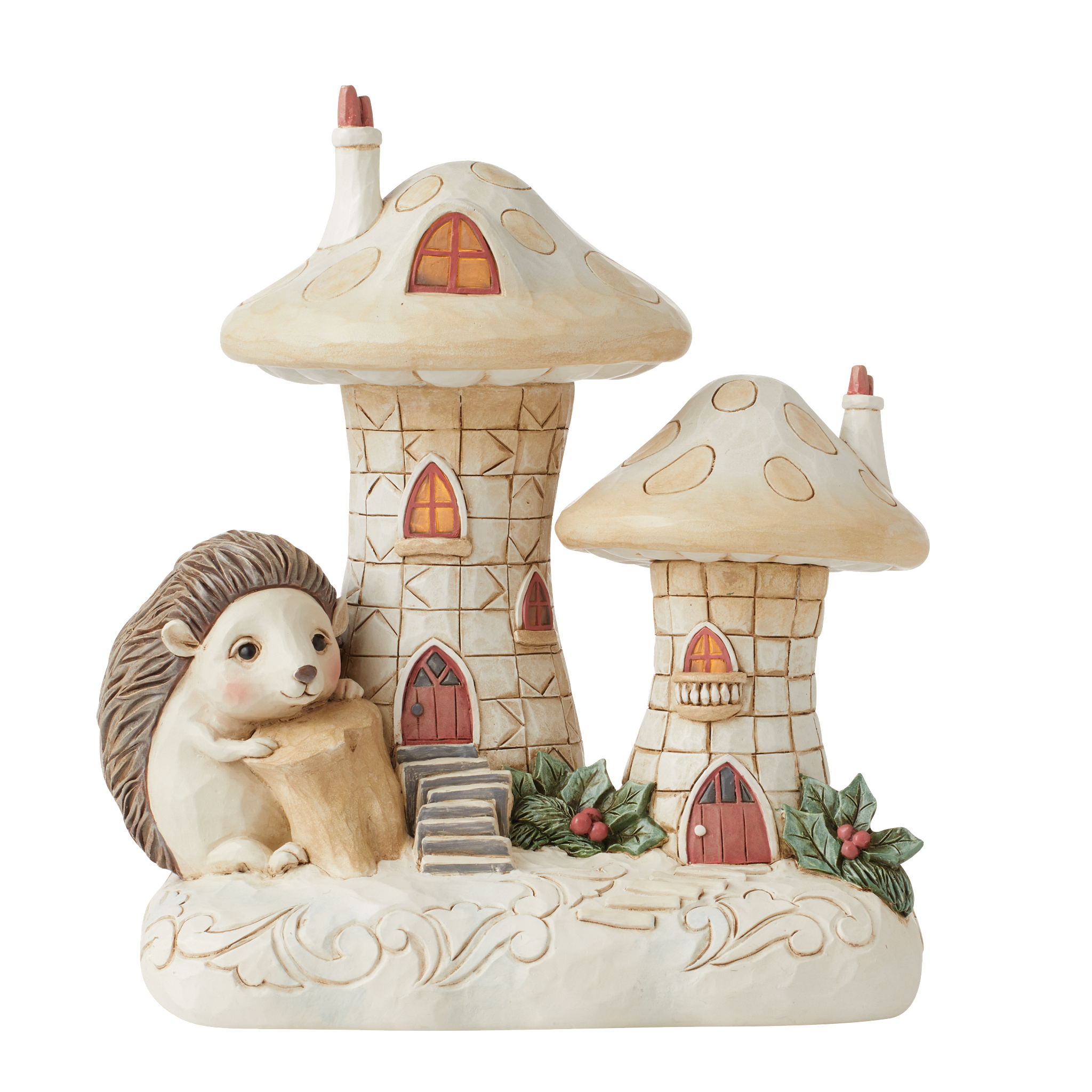 Woodland Lighted Mushroom House by Jim Shore