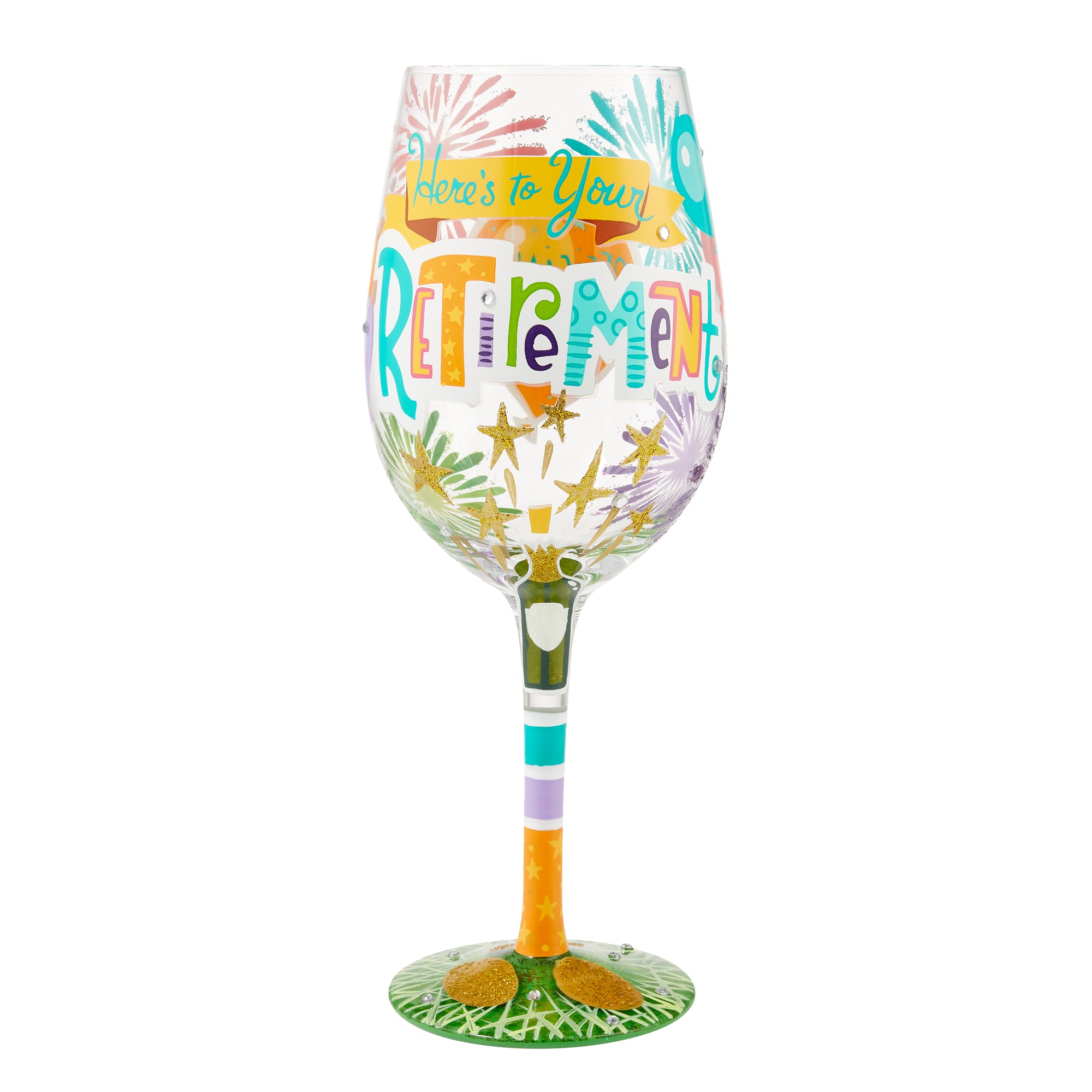 Here's to Your Retirement Lolita Wine Glass
