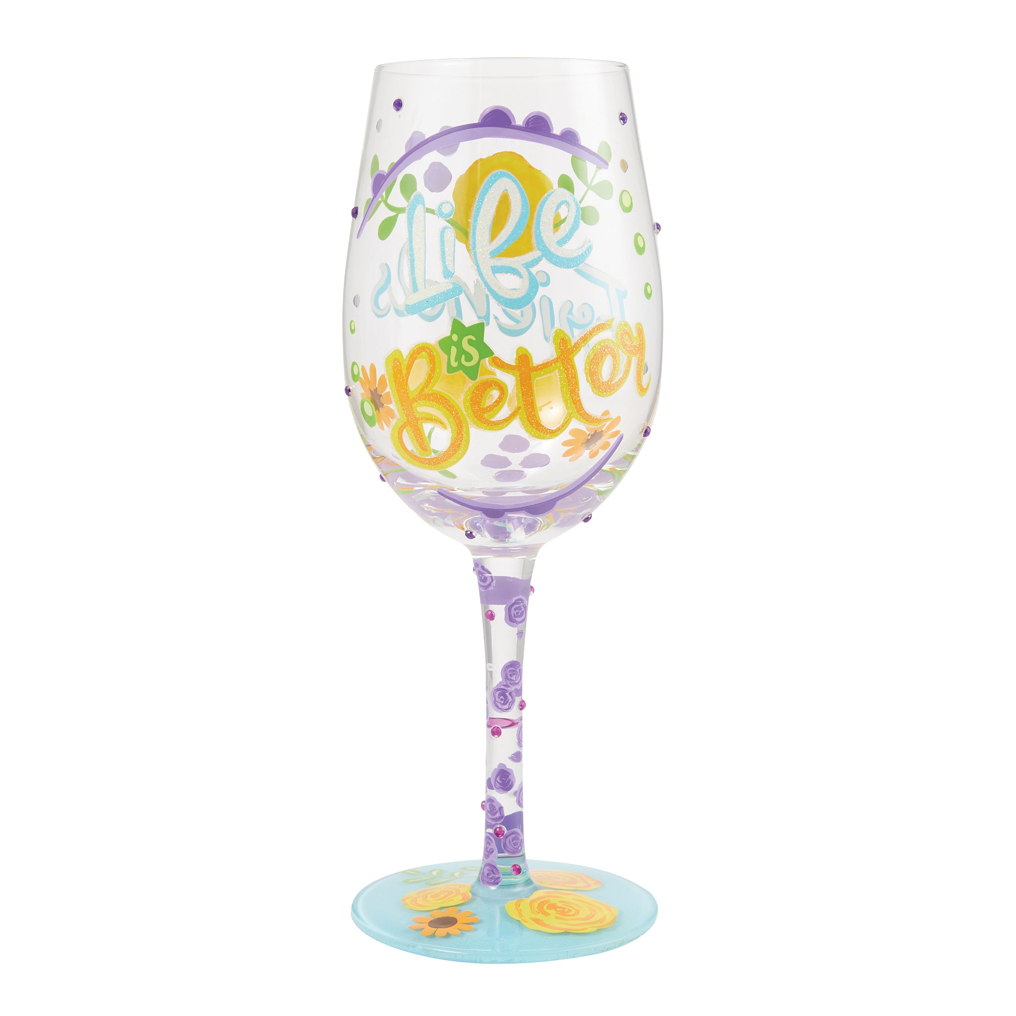 Life with Friends Lolita Wine Glass