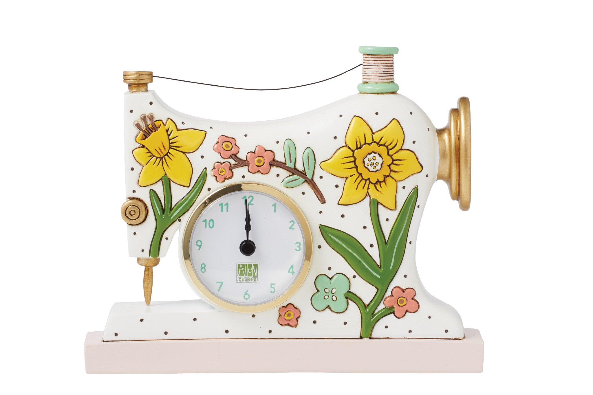 Sew Happy Desk Clock