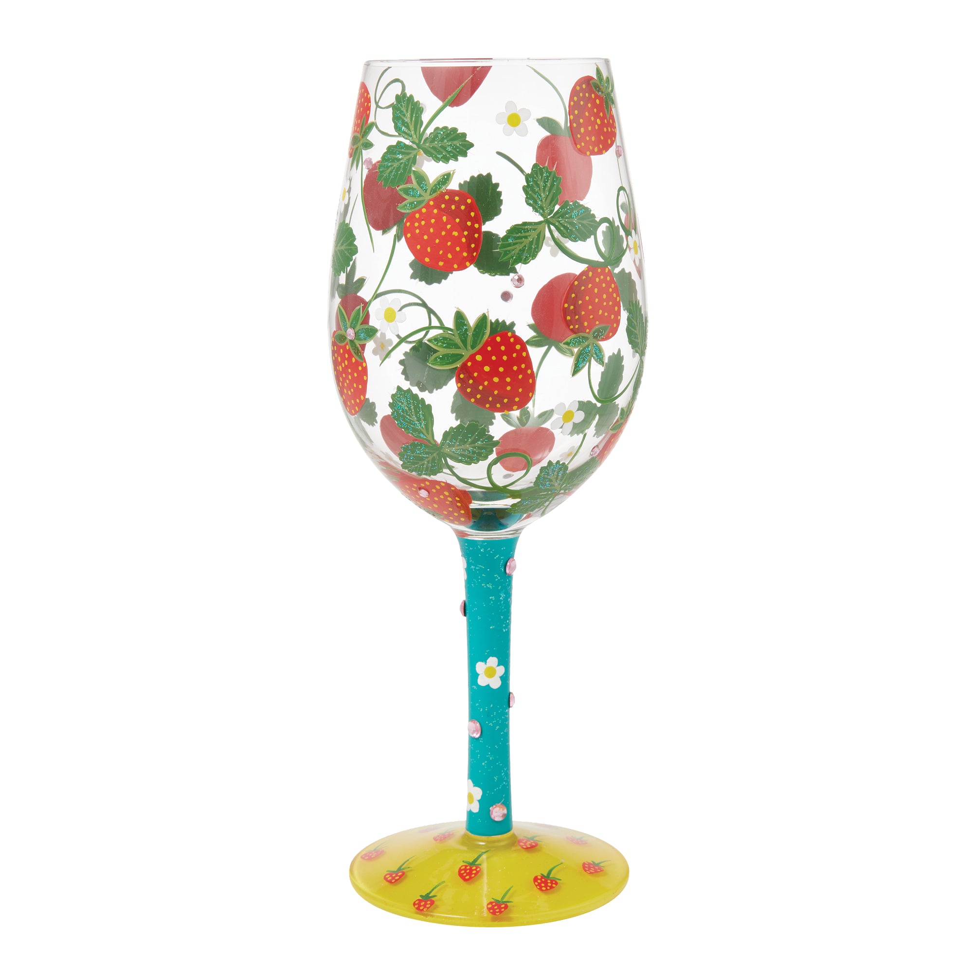Strawberry Patch Lolita Wine Glass