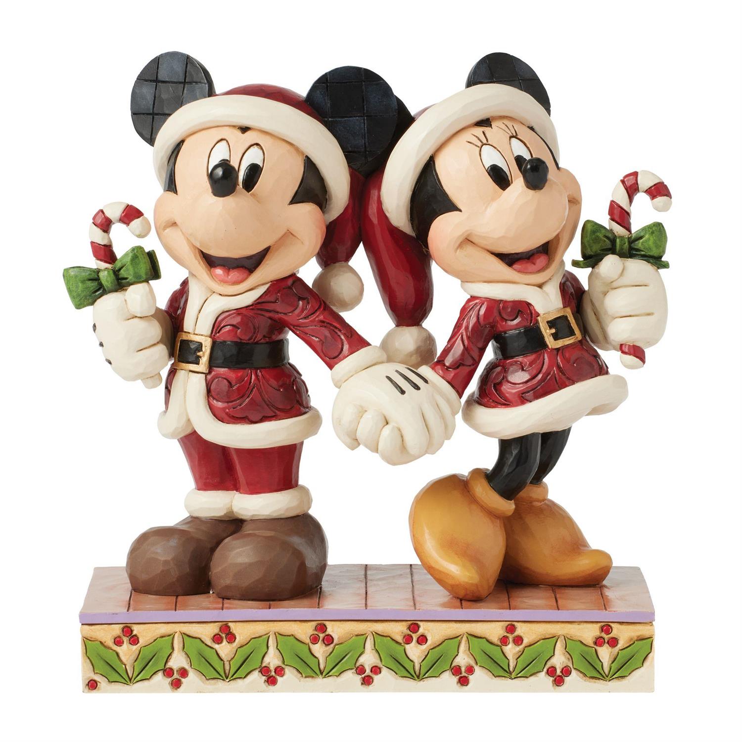 Mickey & Minnie Candy Canes by Jim Shore