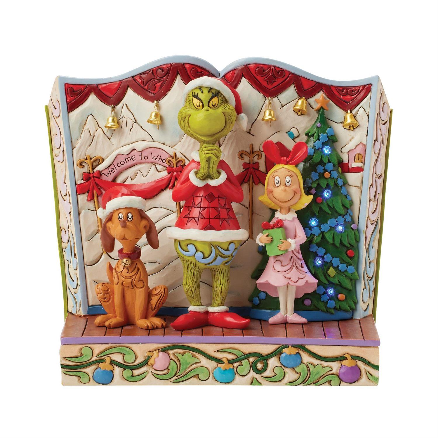 Grinch with Max and Cindy by Jim Shore