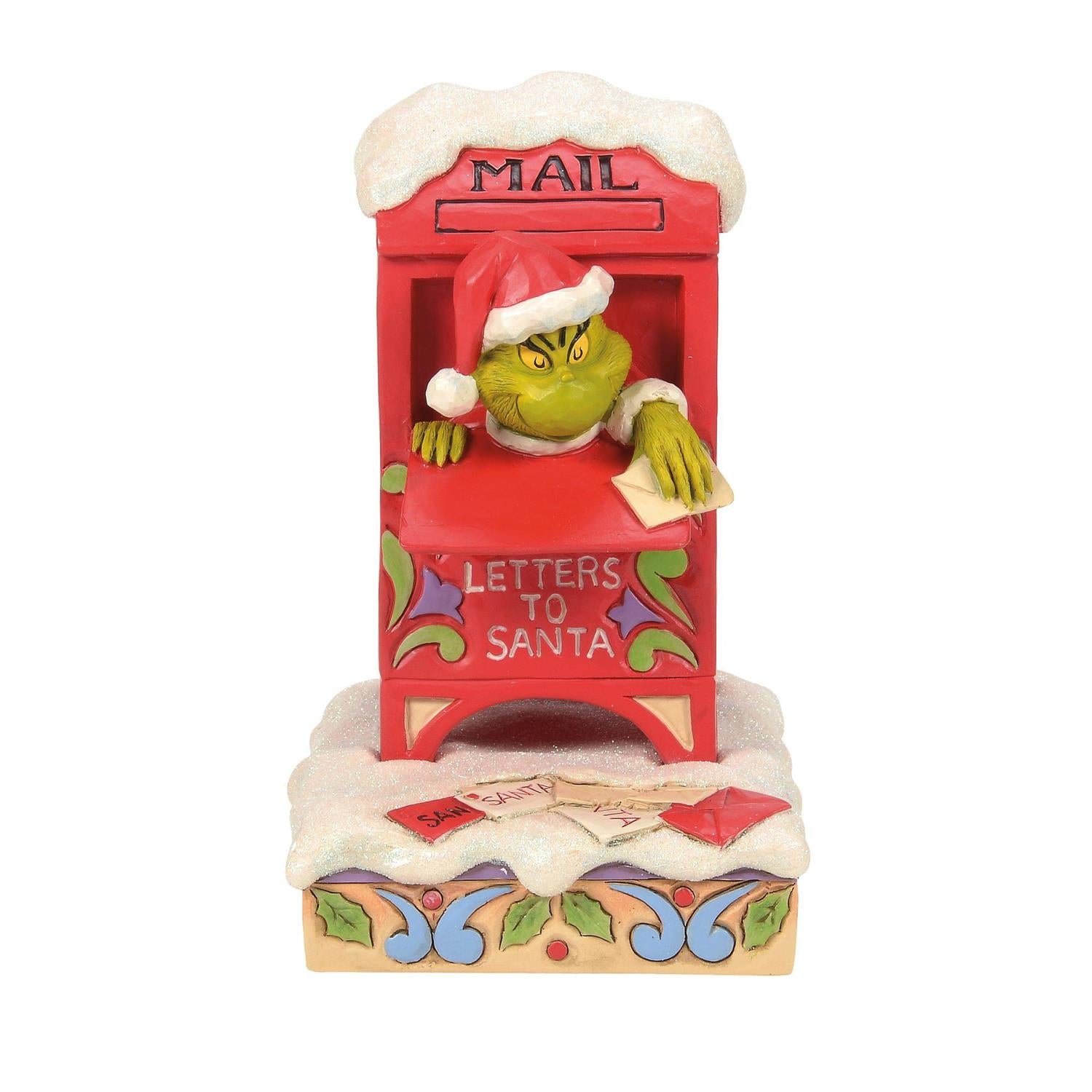Grinch in Mailbox by Jim Shore